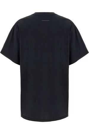 T-shirt in cotone nero MM 6 MAISON MARGIELA | SH2GC0023M20115900